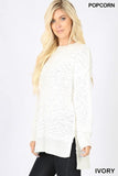 Ivory Popcorn Sweater