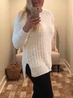 Ivory Popcorn Sweater