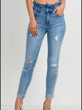 High Waisted Paperbag Jeans