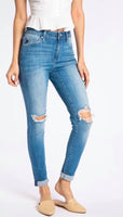 Kancan lightwash distressed jeans