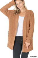 Popcorn Cardi - Camel