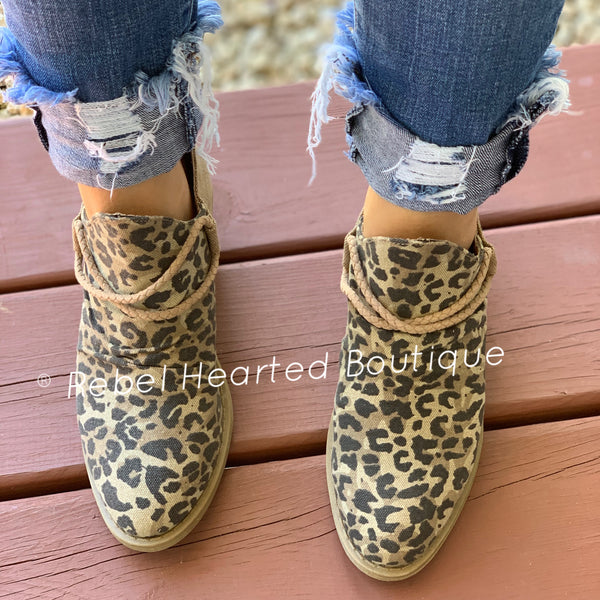 Leopard Print Bootie