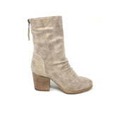 Cream Mid Calf Boots